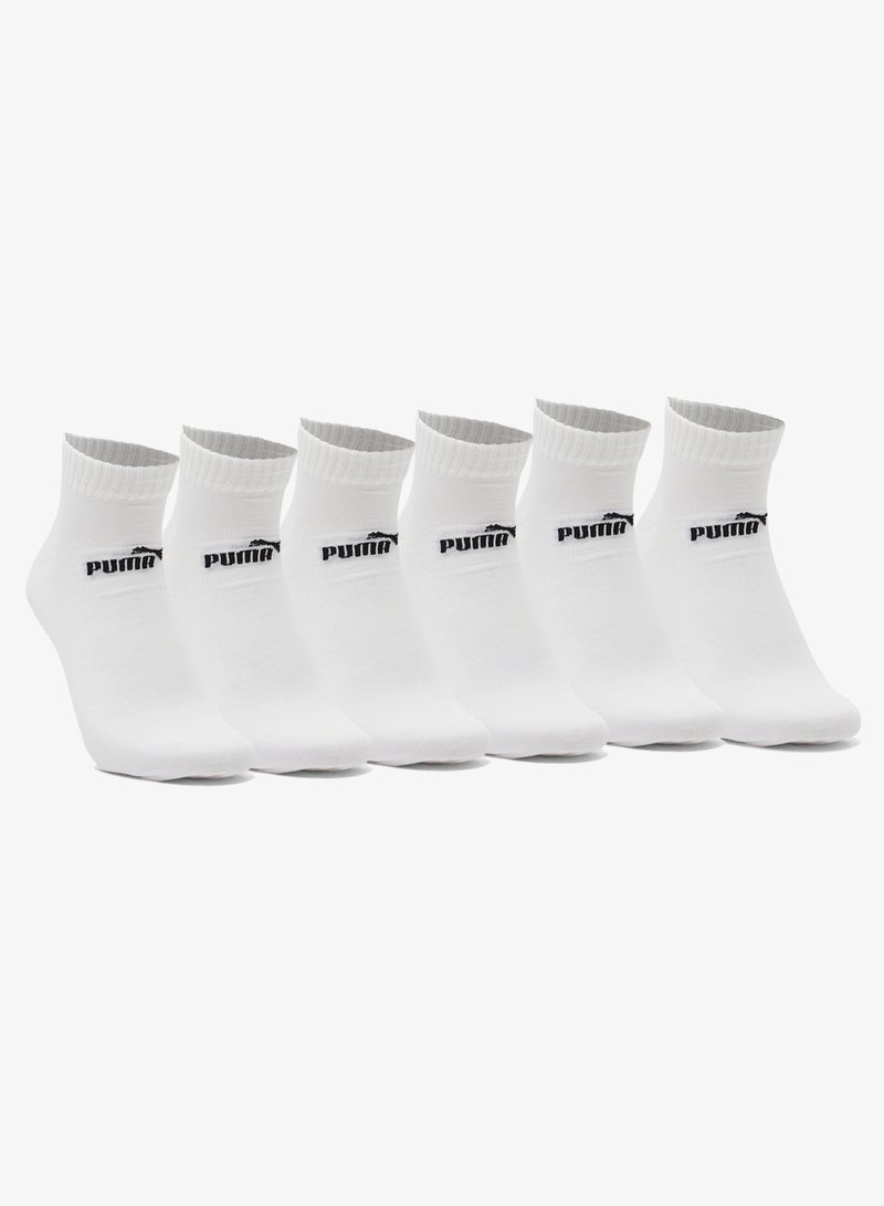 PUMA 6 Pack Elements Quarter Socks - Image 1